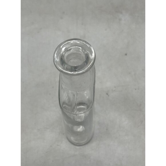 vintage Glass Bottle Clear Rectangle Shaped Apothecary Medicine Container READ - Picture 5 of 6